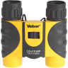 Бинокль VEBER WP 10x25 черный/желтый 20763